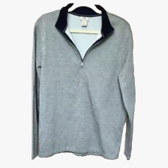 Rorie Whelan Golf Sweatshirt Men’s Large Gray Pullover 1/4 Zip - Picture 1 of 9